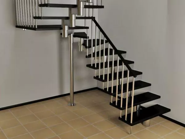 Модульная межэтажная лестница от производителя по низким ценам 4
