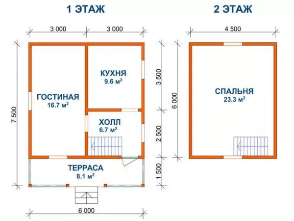Продам недорого сруб Дома-Бани 6х7, 5 м с установкой в Радошковичах 2