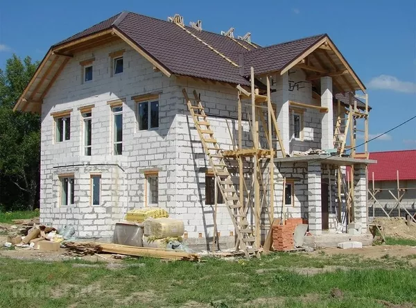 Стоительство домов из блоков под ключ в Молодечно и р-не 2