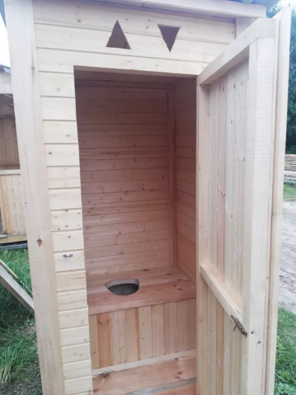 Дачный деревянный туалет. г. Молодечно 2