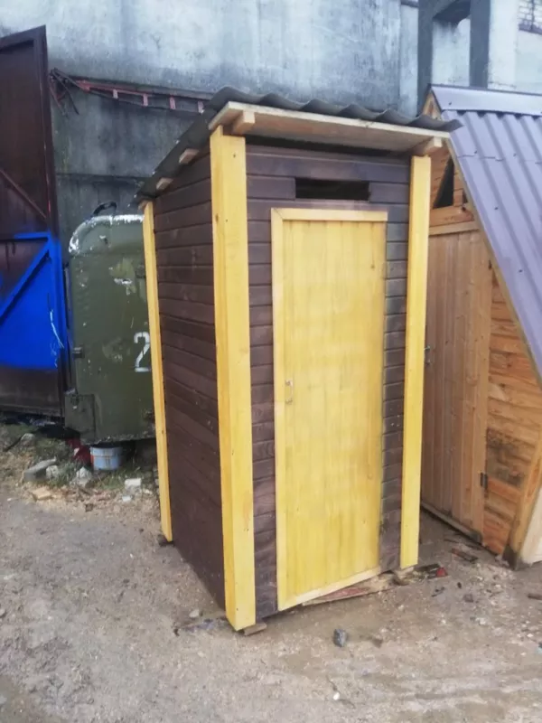Дачный деревянный туалет. г. Молодечно 4