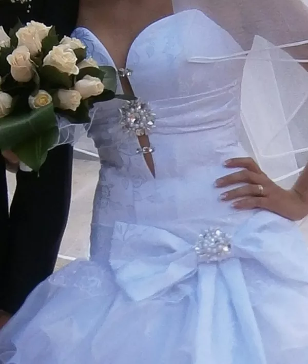 Шикарное свадебное платье 2